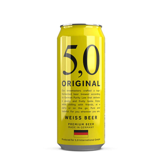 5,0 Original Weiss Lata 500ml